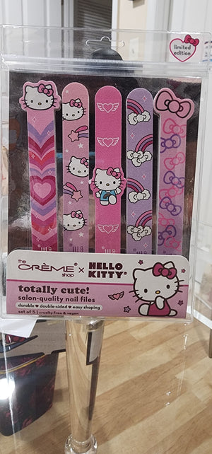 the CREME Shop Hello Kitty Salon-Quality Nail Files (Set of 5)