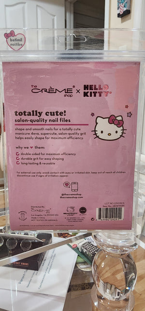 the CREME Shop Hello Kitty Salon-Quality Nail Files (Set of 5)