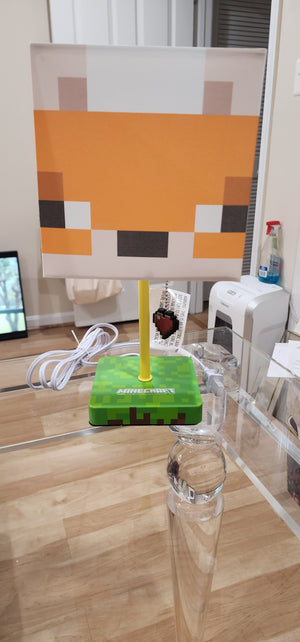 Minecraft Fox Children's Lamp