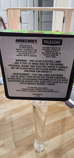 Minecraft Fox Children's Lamp