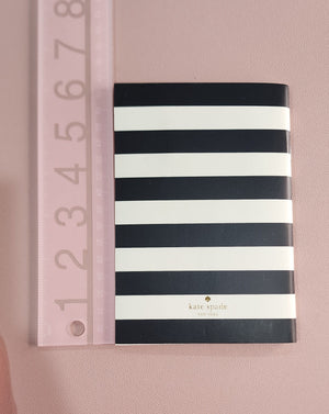 Kate Spade Black Stripe/Painterly Cheetah Ikat Green Notebook Set