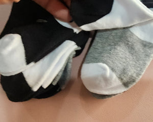 Swoosh Newborn 6 to 12 Months Sock Set (6 Pairs)
