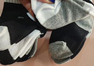 Swoosh Newborn 6 to 12 Months Sock Set (6 Pairs)
