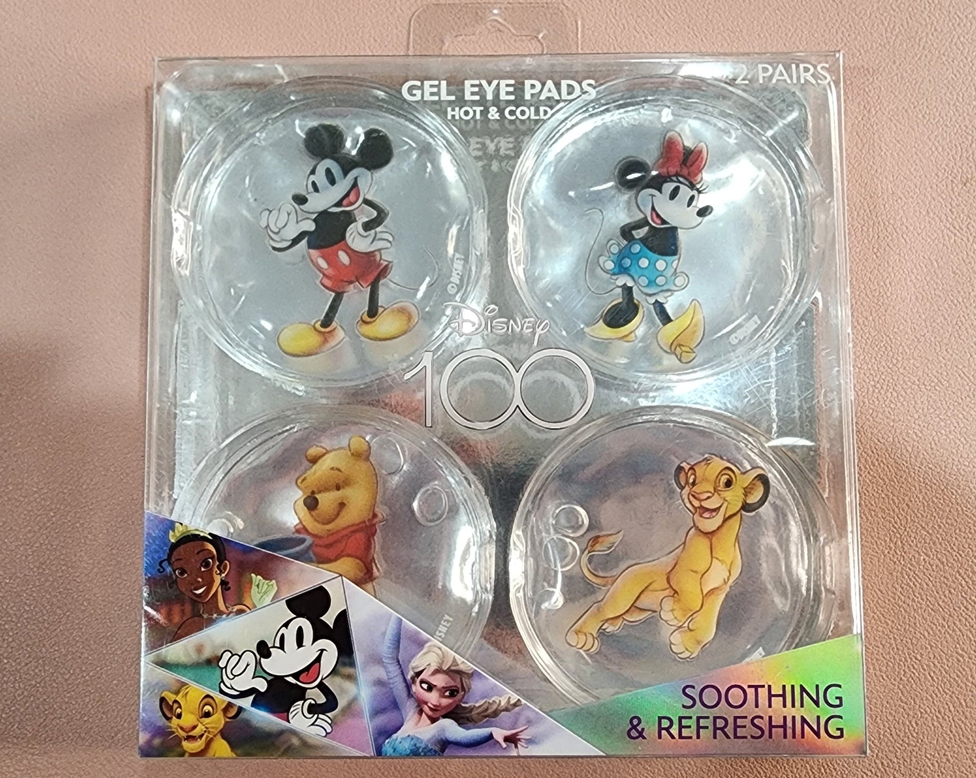 Hot & Cold Gel Eye Pads (Pooh, Mickey, Minnie and Simba) - 2 Pairs