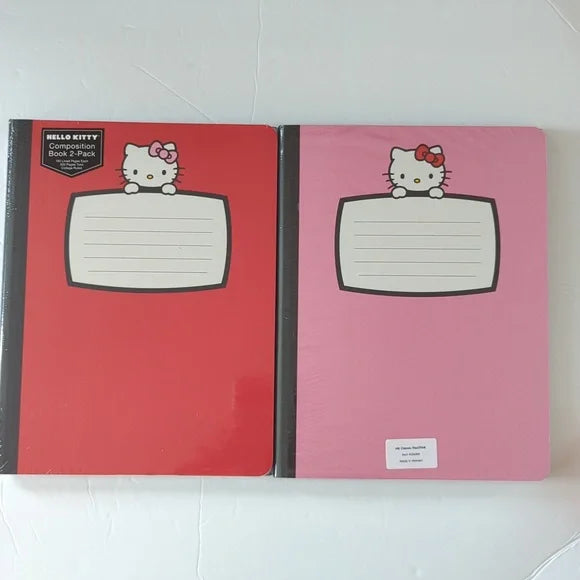 Hello Kitty College Rule Composition Notebooks Set of 2