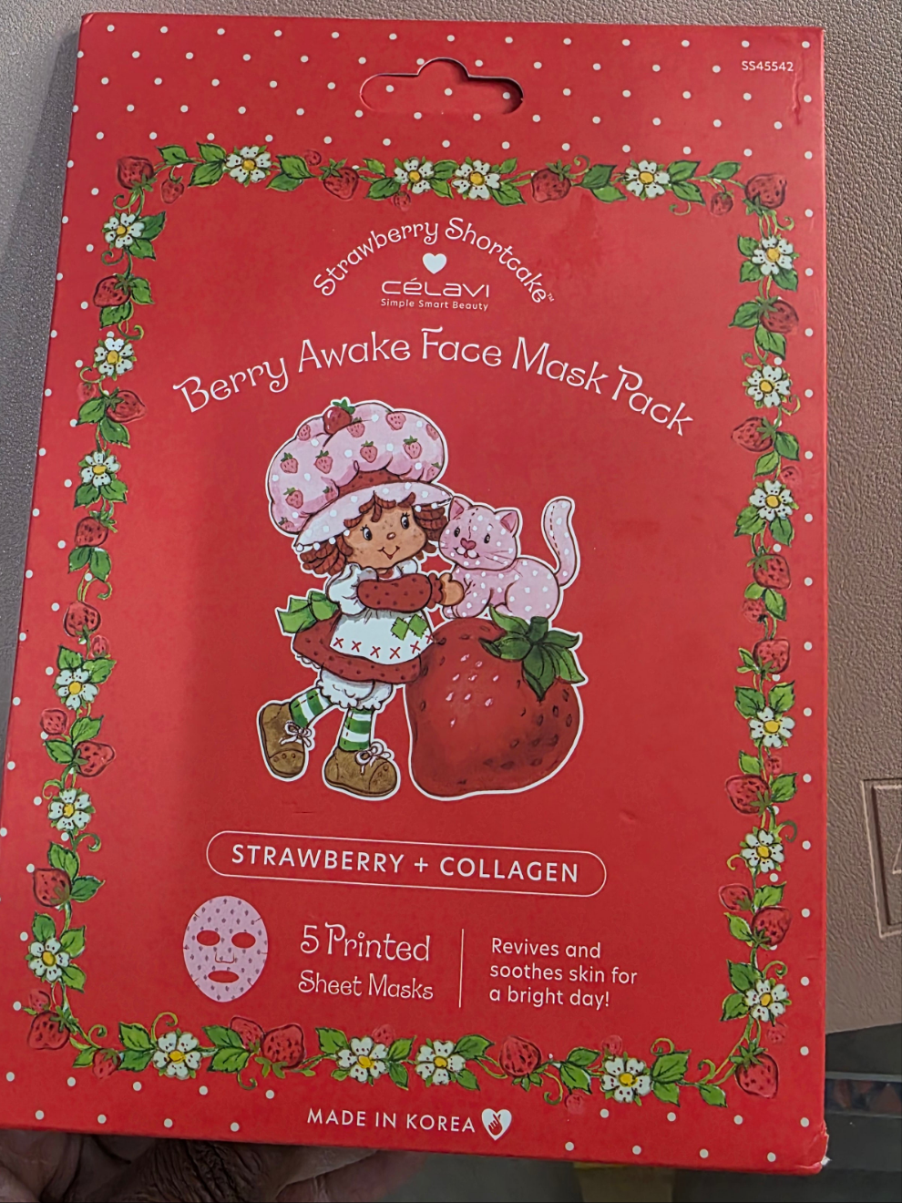 Berry Awake Face Mask Pack (5 Printed Sheet Masks)