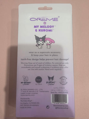 Creme Shop Crease Free Hair Clips (Limited Edition) My Melody & Kuromi