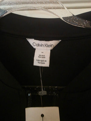Calvin Klein Matte Bomber Jacket (Black Beauty)- Size MEDIUM
