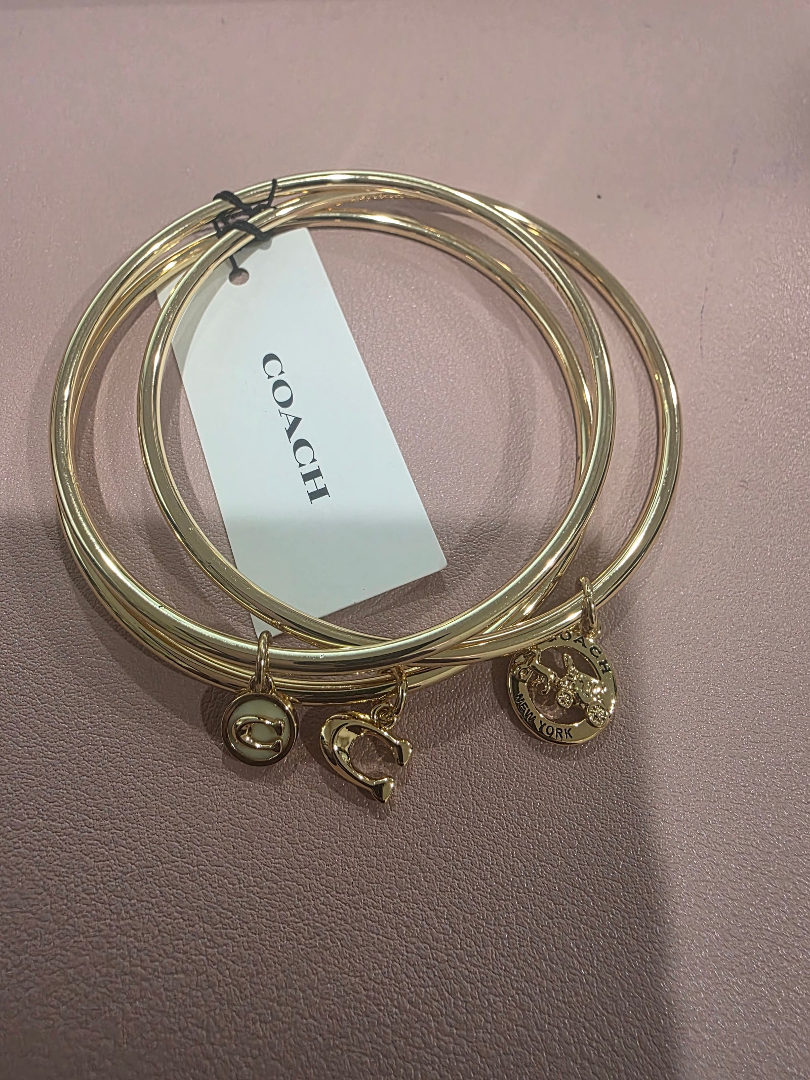 Trio Set of Horse and Carriage Signature Bangles