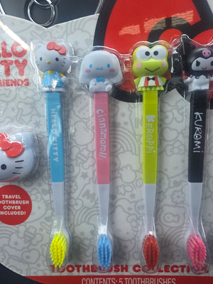 Hello Kitty and Friends Toothbrush Collection (Set of 5)