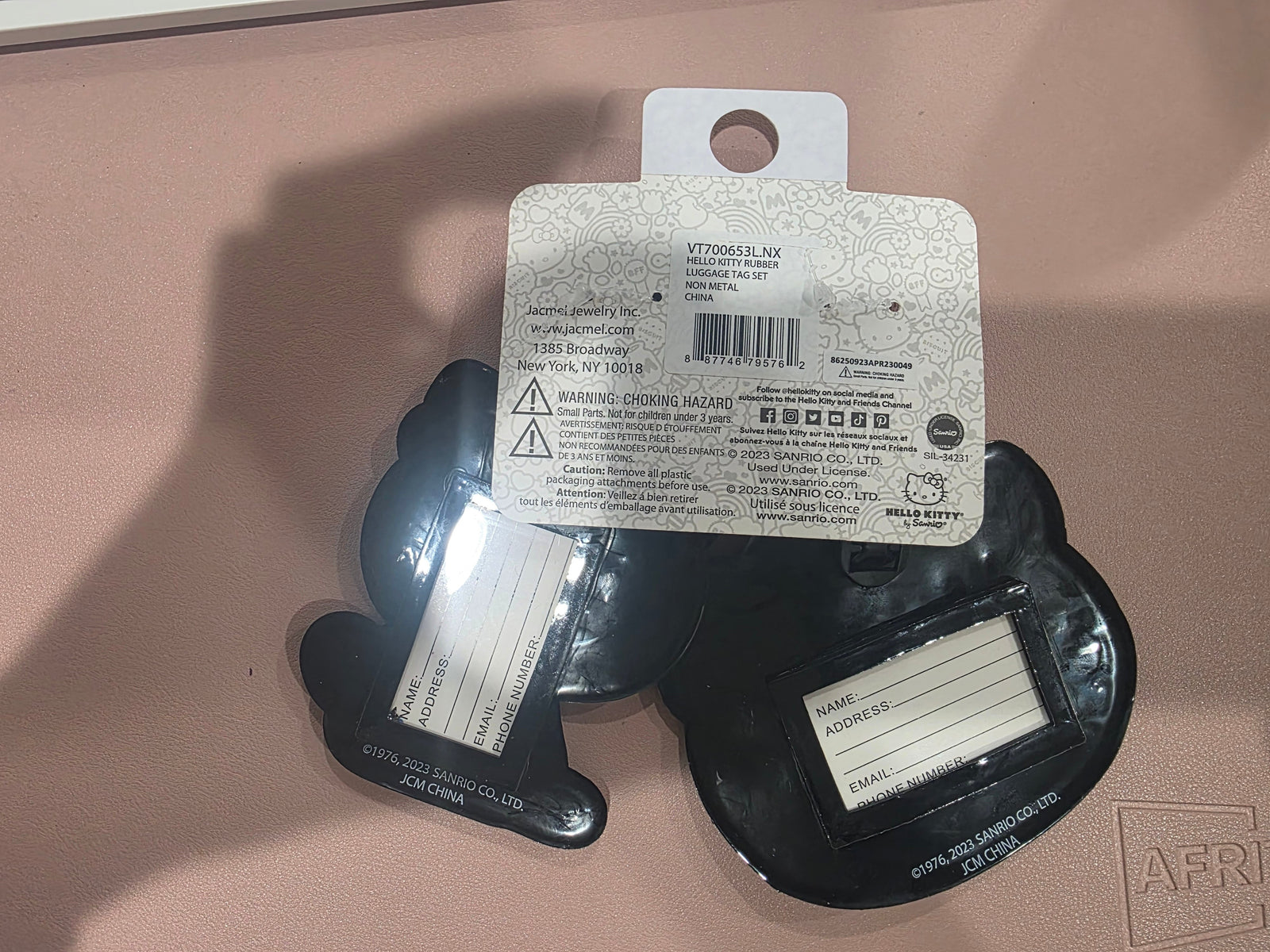 Sanrio Hello Kitty Luggage Tag Set (Set of 2)