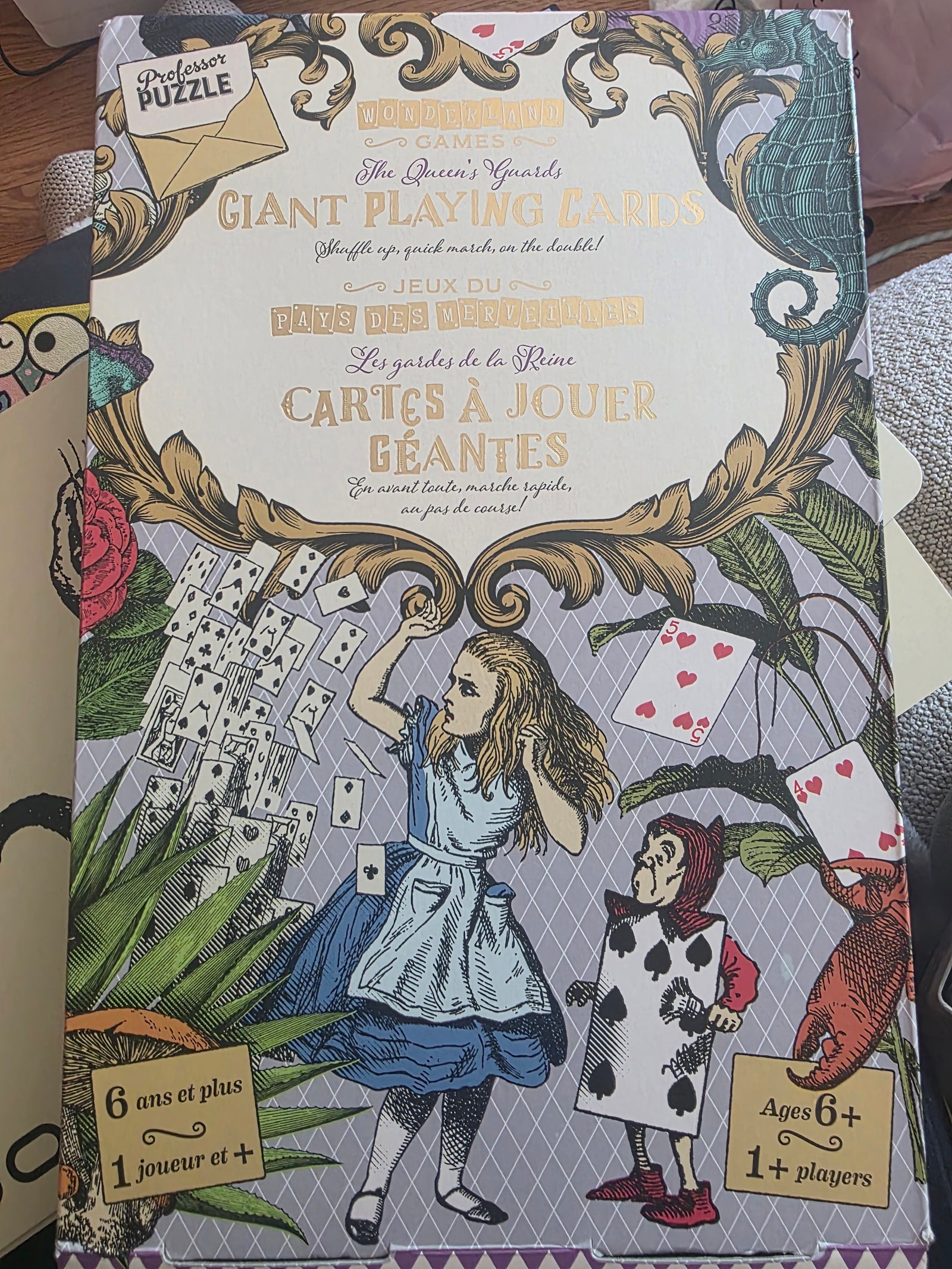 Alice in Wonderland Giant Playing Cards