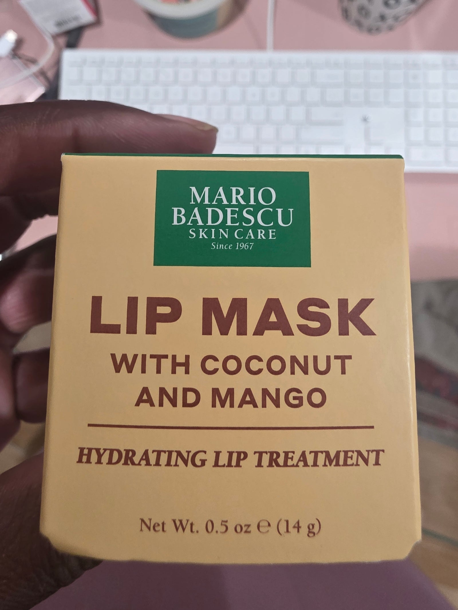 Lip Mask w/Coconut and Mango Hydrating Lip Treatment