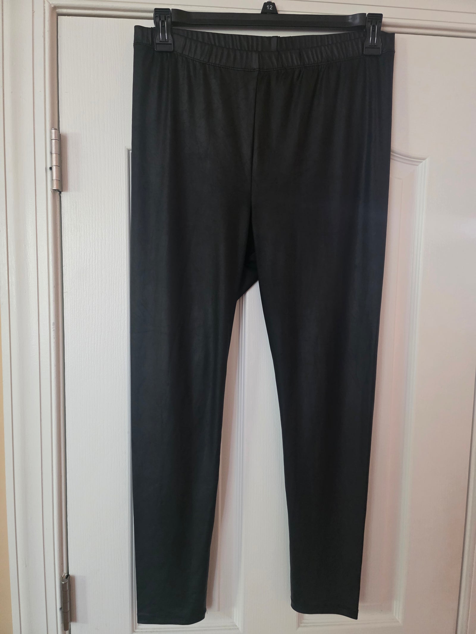 Womens H&M Pleather Leggings (Size XL)