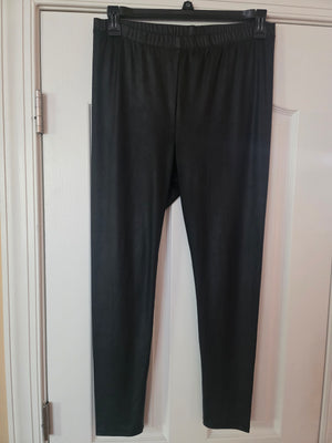 Womens H&M Pleather Leggings (Size XL)