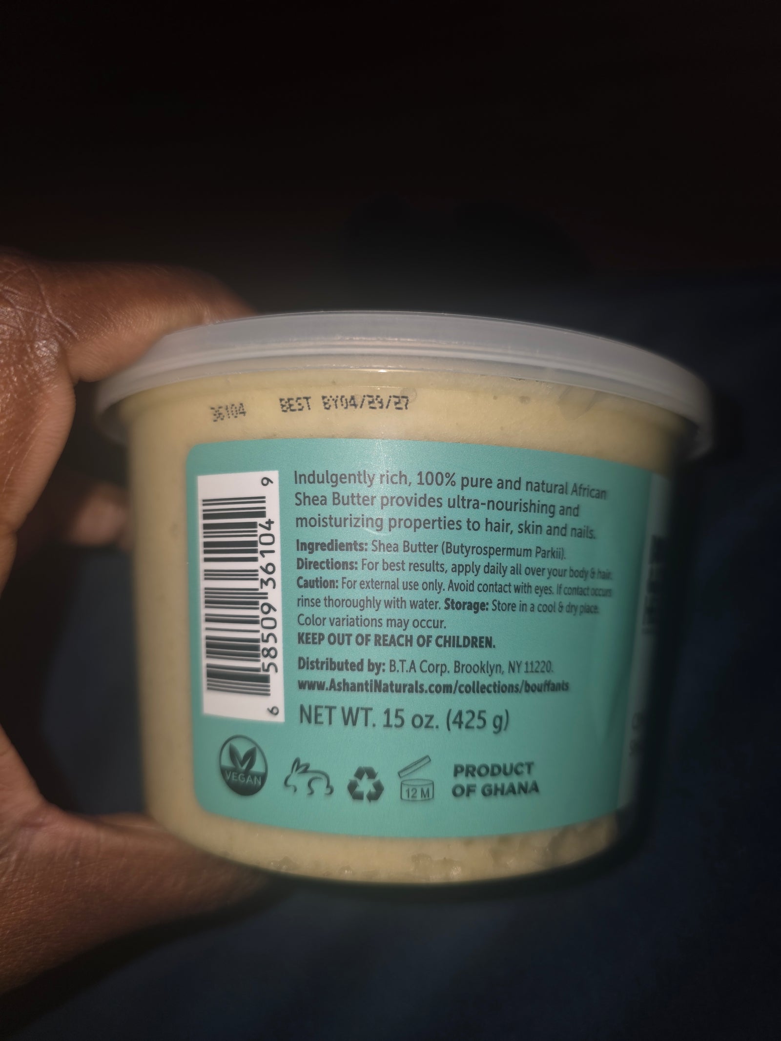 Creamy White Shea Butter