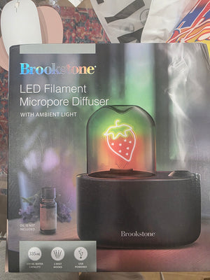 Brookstone LED Filament Micropore Diffuser with Ambient Light