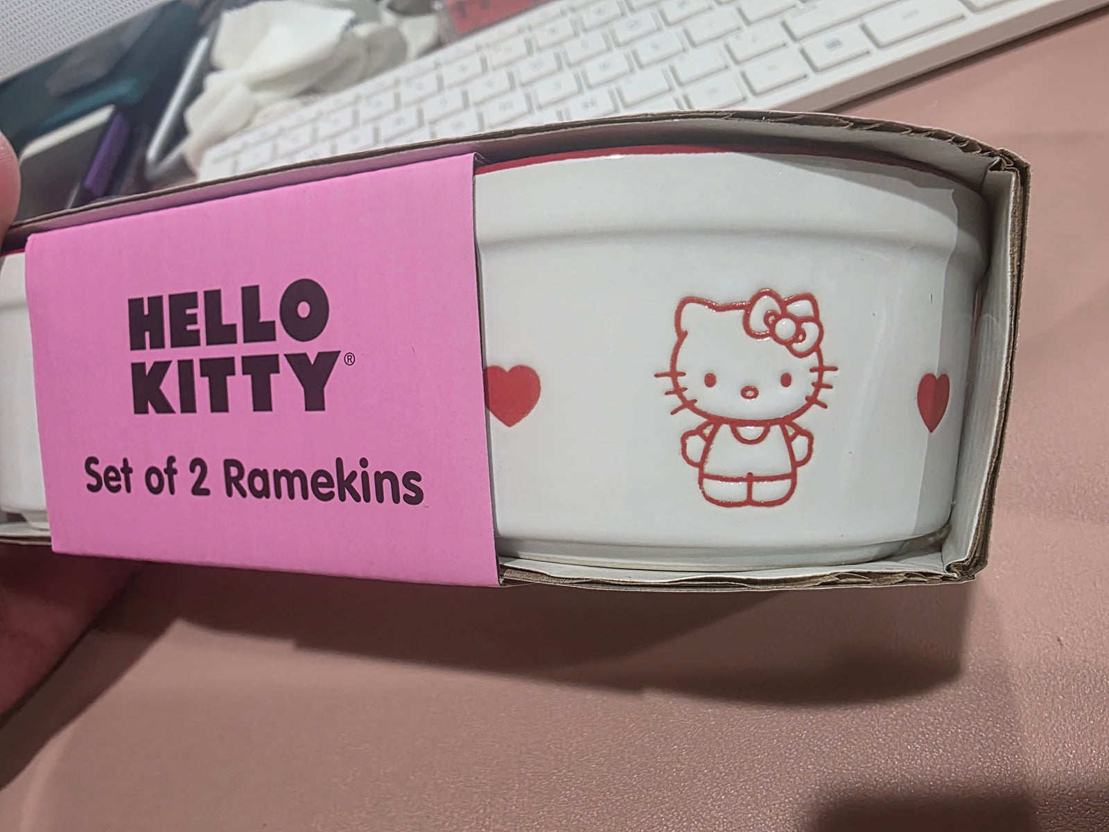 Hello Kitty Set of 2 Ramekins