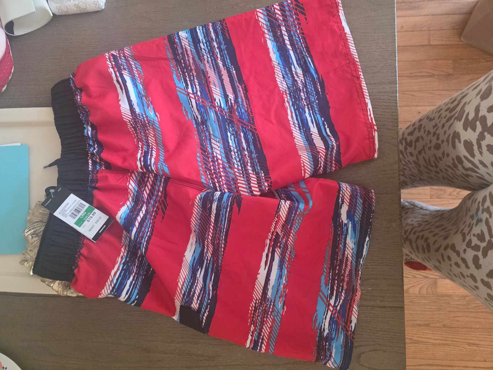 Childrens ADIDAS Swim Trunks (Size Large)