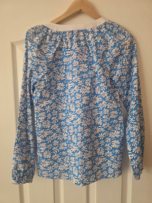 Lily Pulitzer Camryn Tunic XXS Lunar Blue Palm Beach Petals NWT