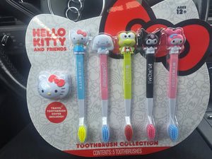 Hello Kitty and Friends Toothbrush Collection (Set of 5)