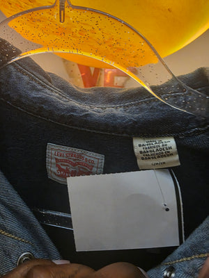 Women's Levi's Iconic Dark Demin Long-Sleeved Shirt (Small)