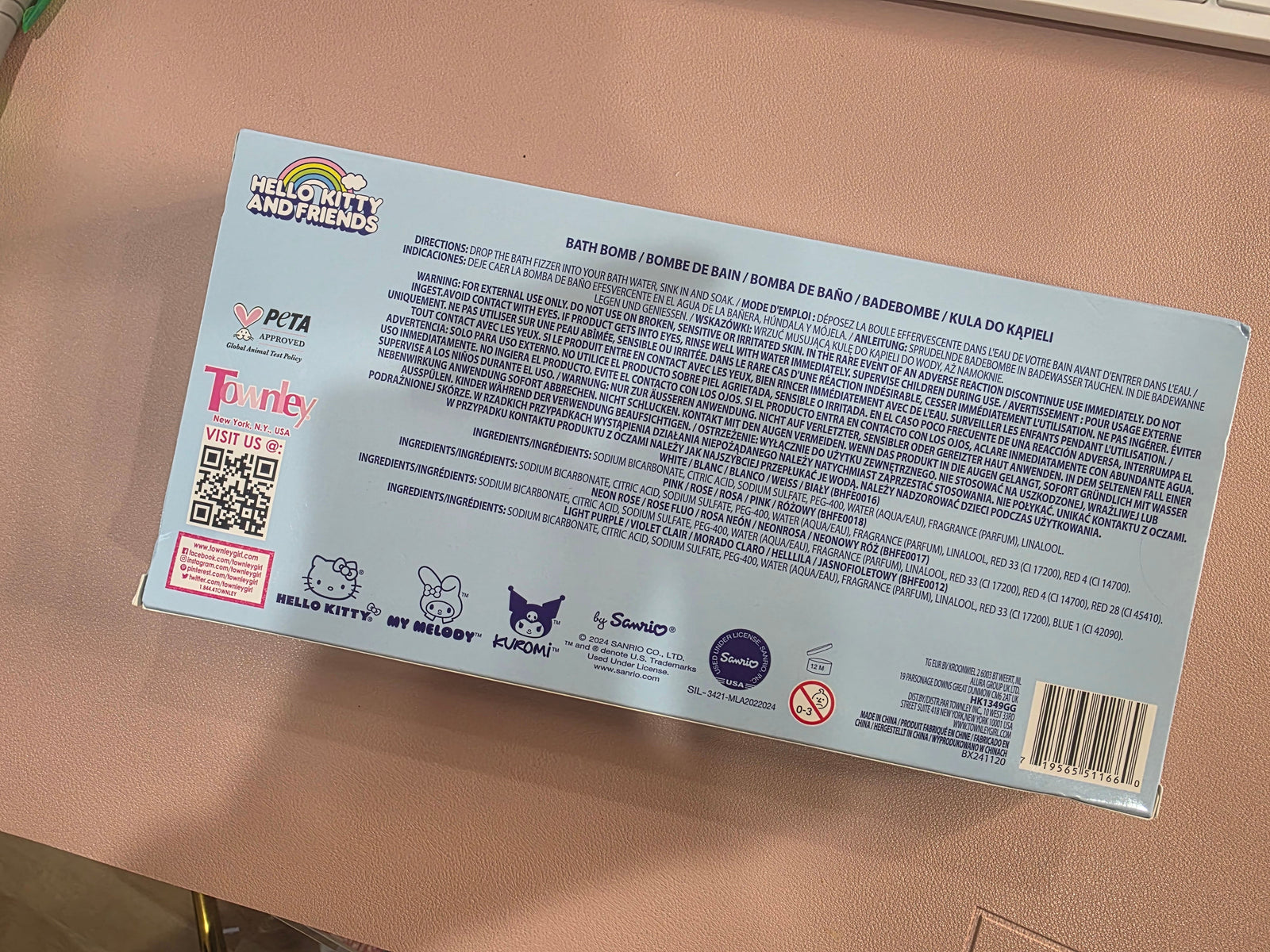 Hello Kitty and Friends Bath Bomb (3-pc Set)