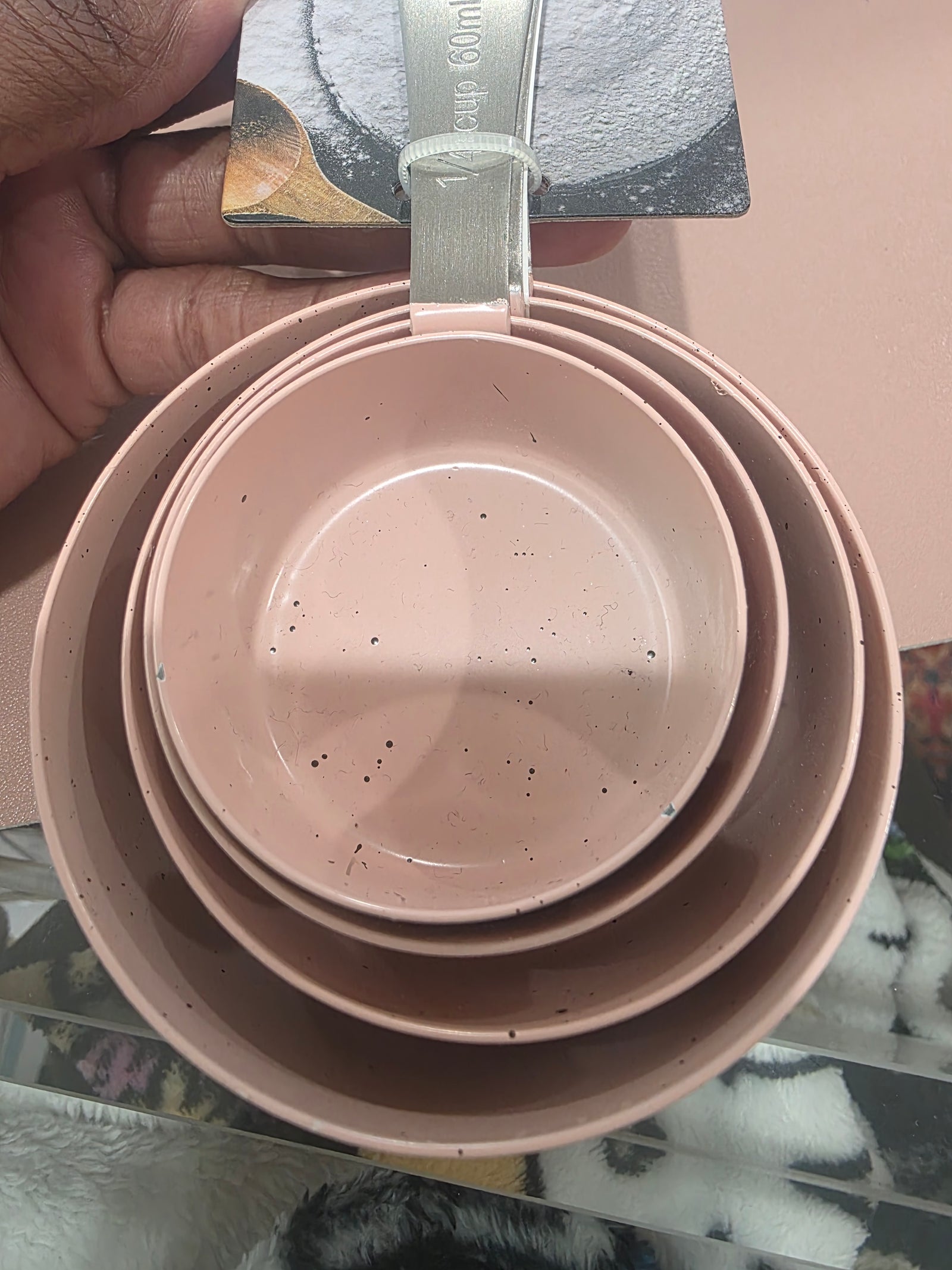 Pink Speckled MasterClass Premium Collection Measuring Cups