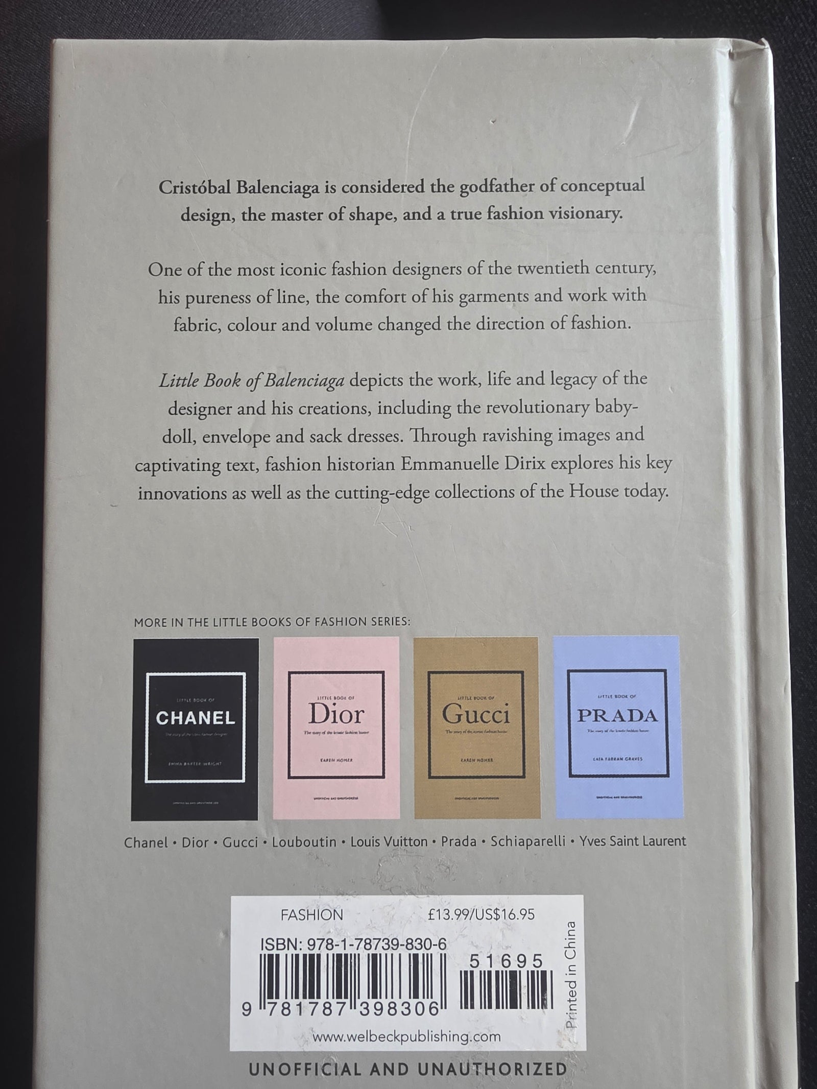 Little Book of Balenciaga (Unofficial and Unauthorized)