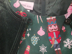 Bonnie Jean Green Christmas Dress (Children's Size 8)