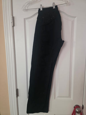 Black Skinny Jean Frayed/Ripped Jeans Slim (30 x 32) - Gently Used