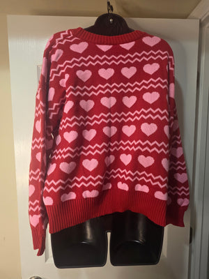 Snoopy "Be Mine" XL Pullover Sweater