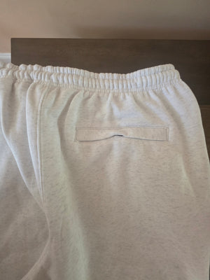 Mens Nike Straight Leg Standard Fit Regular Length Pants (Size XL) Off White