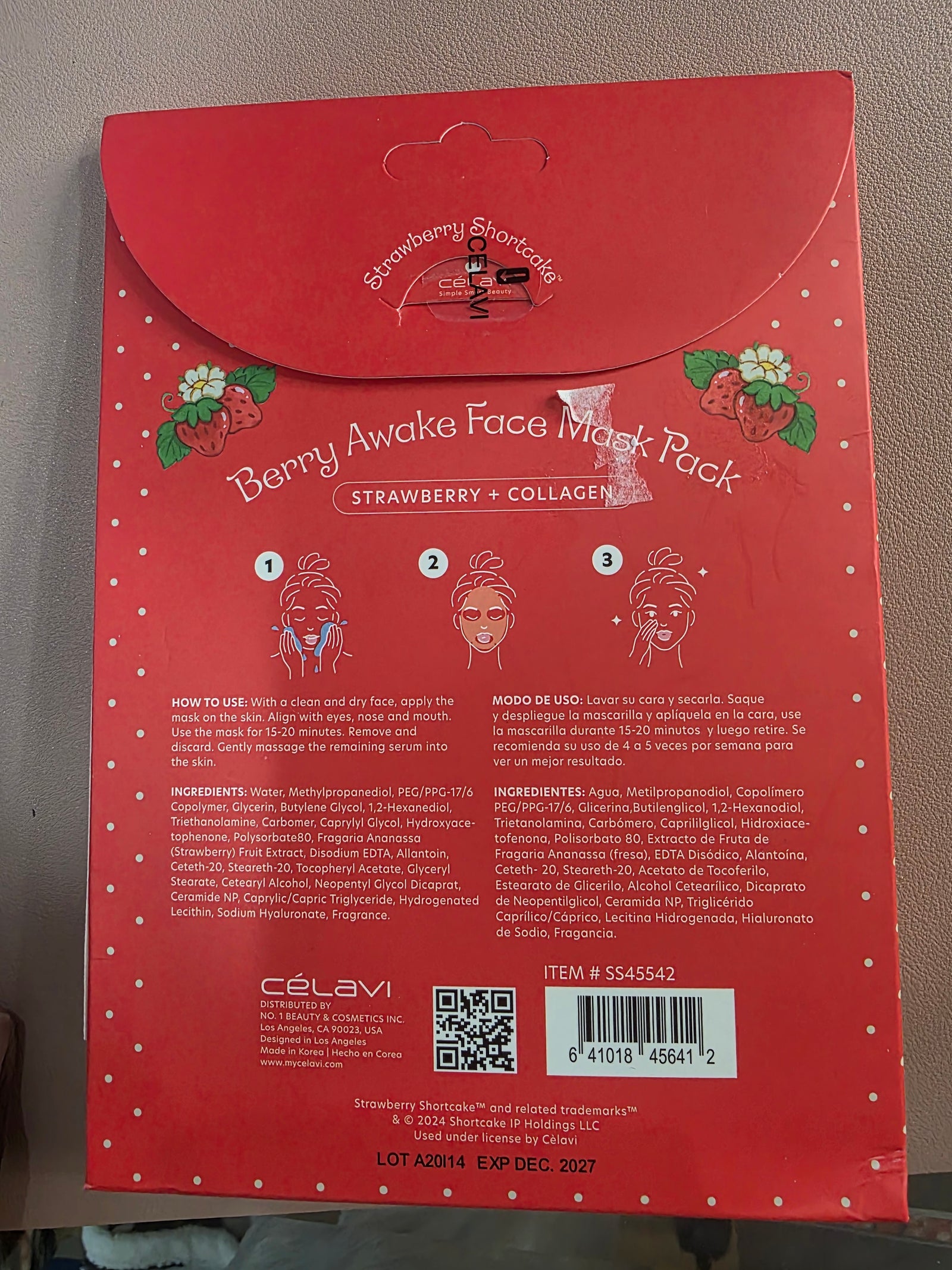 Berry Awake Face Mask Pack (5 Printed Sheet Masks)