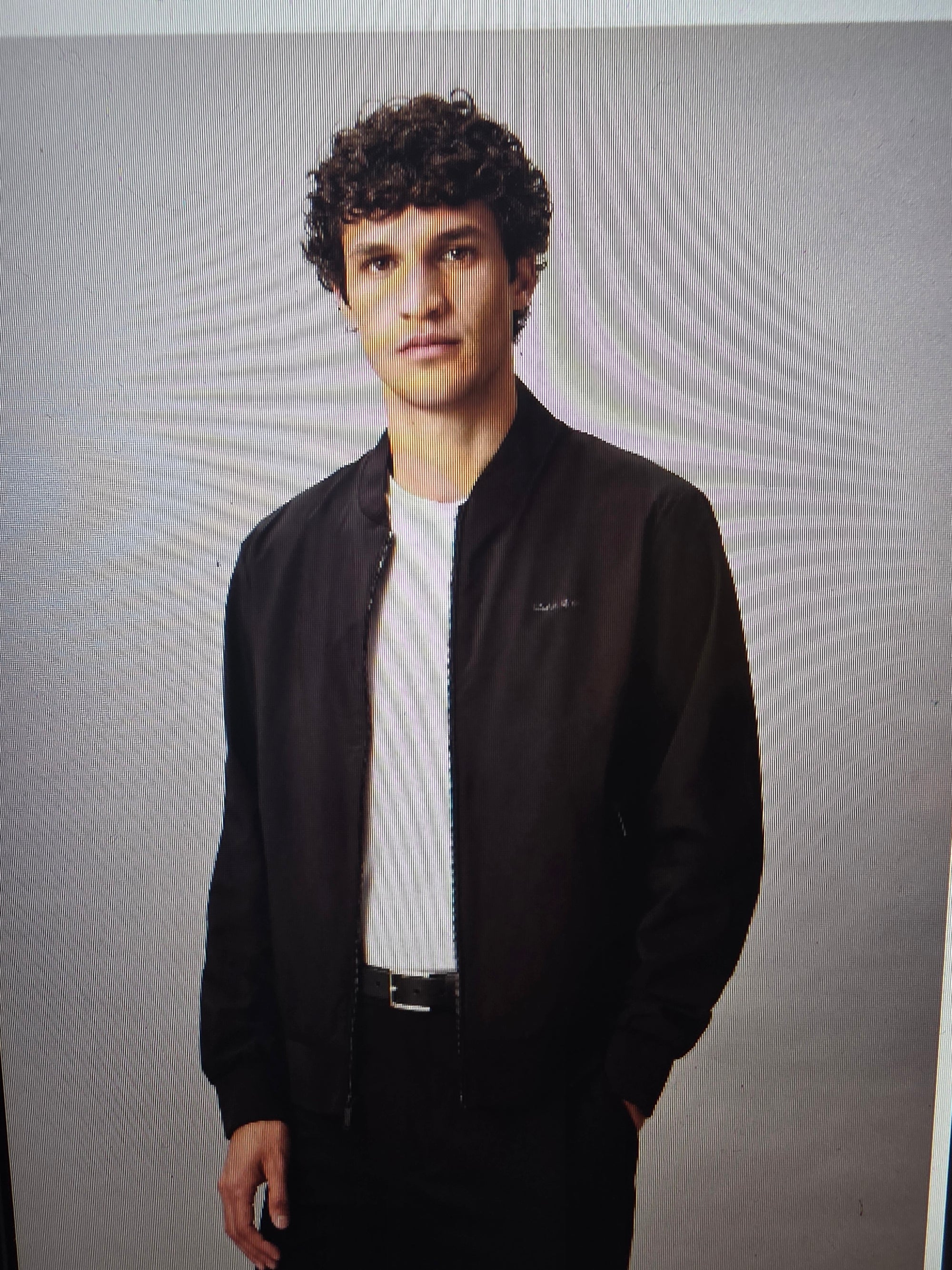 Calvin Klein Matte Bomber Jacket (Black Beauty)- Size MEDIUM