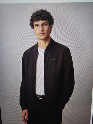 Calvin Klein Matte Bomber Jacket (Black Beauty)- Size MEDIUM