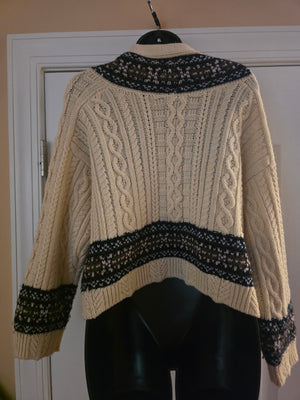 Zara Faire Isle Oversized Cardigan (Size Small) - Gently Used