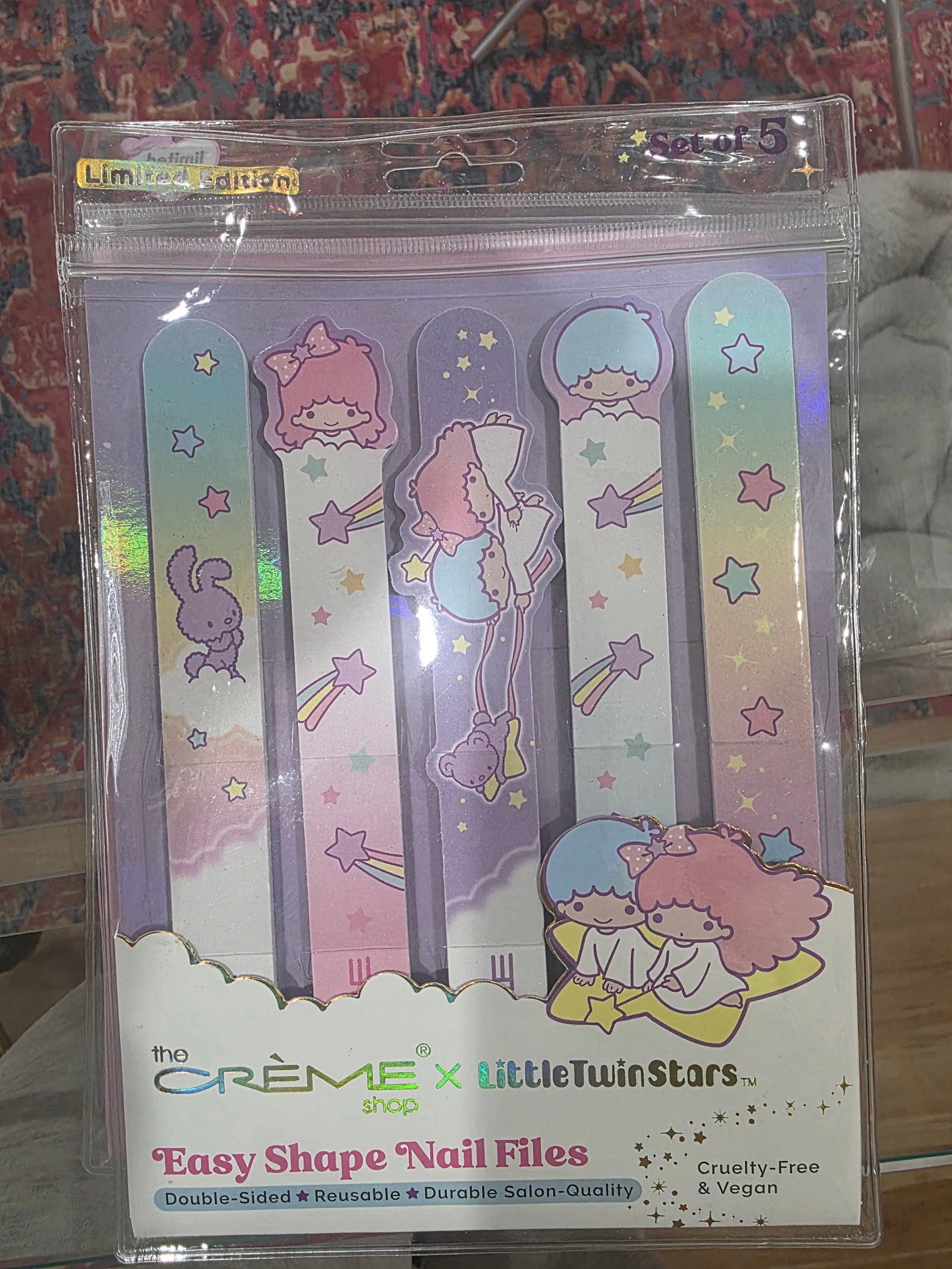 LIMITED EDITION the CREME shop LittleTwinStars Easy Shape Nail Files (Set of 5)