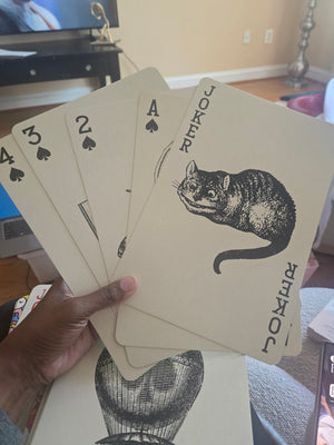 Alice in Wonderland Giant Playing Cards