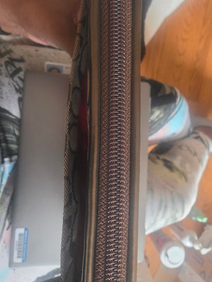 Coach Signature Multi-Colored Computer Laptop Tablet Padded Zippered Sleeve Case (Excellent Condition)