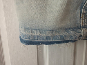 Light Blue Denim Crop Top (Size XS)
