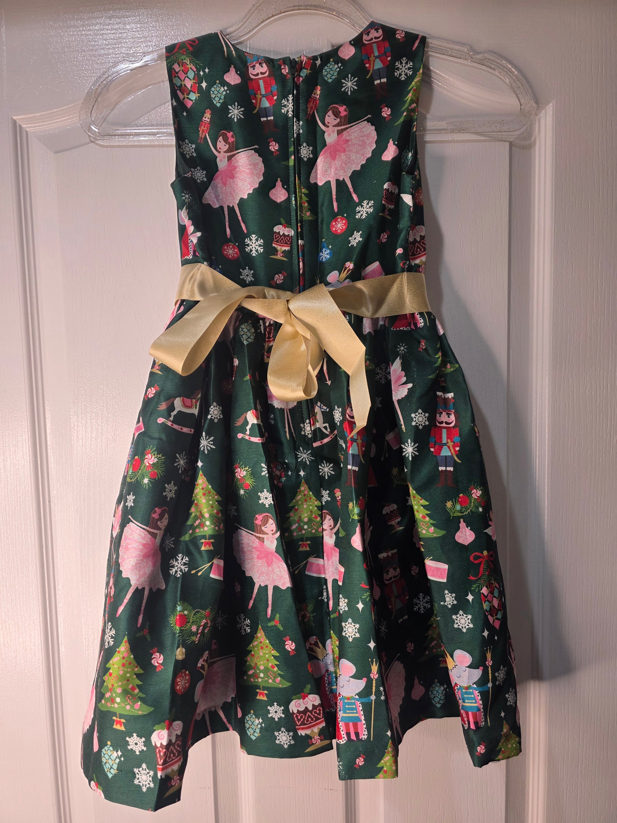Bonnie Jean Green Christmas Dress (Children's Size 8) - RetailResaleShop Bonnie Jean Green Christmas Dress (Children's Size 8) - RetailResaleShop