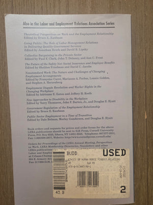 Ethics of Human Resources and Industrial Relations