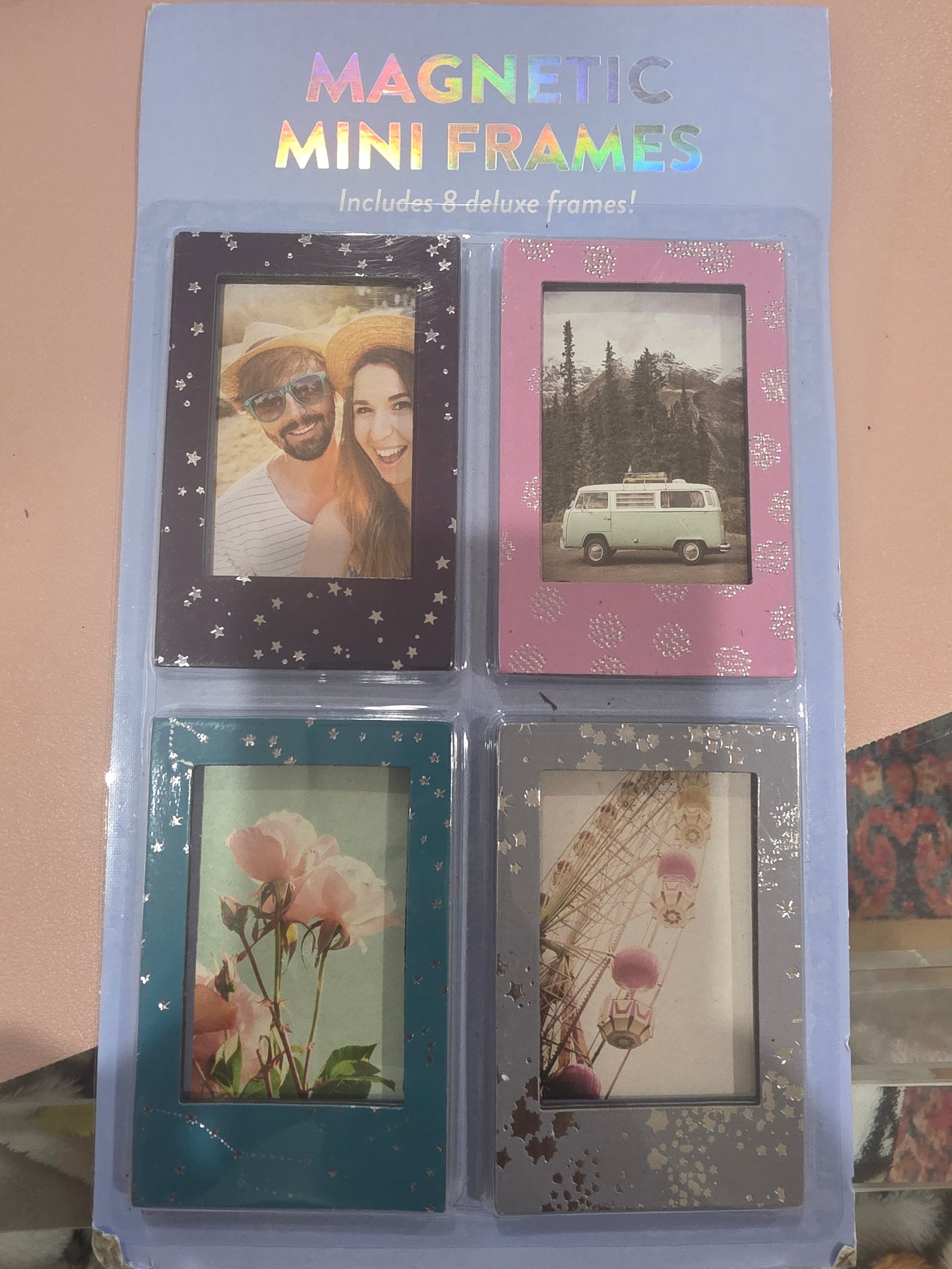 Multicolored Magnetic Mini Frames (Includes 8 "Deluxe" Frames)
