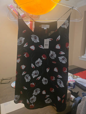 Loft Spaghetti Strap Floral Top (Medium)