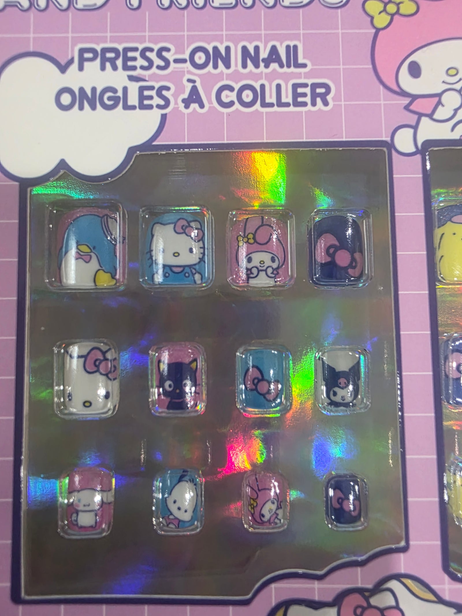 Hello Kitty and Friends Mini Press On Nails