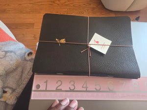 Trio Set of Leatherette Lined Journals