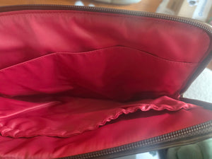 Coach Signature Multi-Colored Computer Laptop Tablet Padded Zippered Sleeve Case (Excellent Condition)