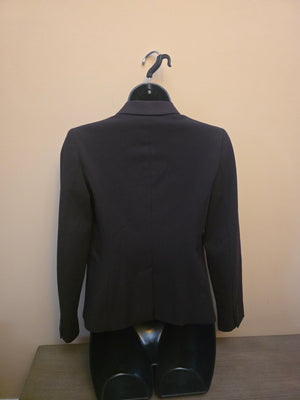 Womens Ann Taylor LOFT Plum One Button Blazer (Size 00P - Petite) - Gently Used