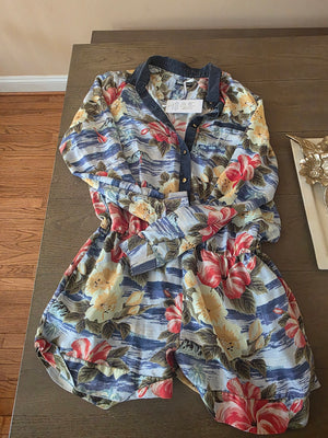 Womens Juicy Couture Tropical Romper (Medium) New